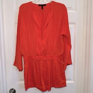 BCBGMAXAZRIA CORAL ROMPER